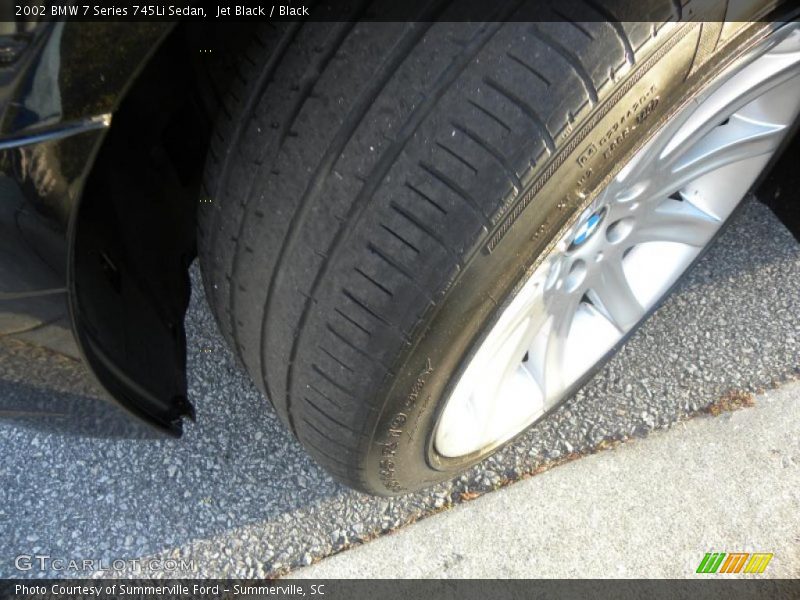 Jet Black / Black 2002 BMW 7 Series 745Li Sedan