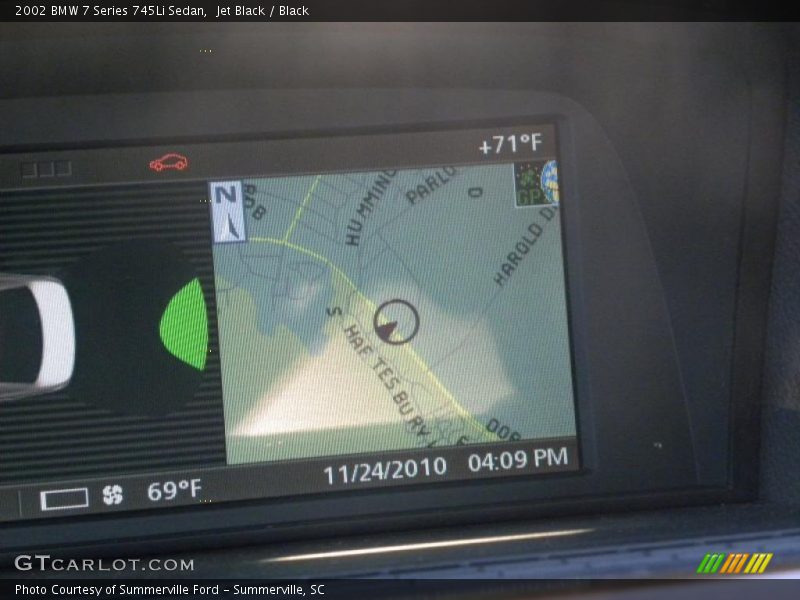 Navigation of 2002 7 Series 745Li Sedan
