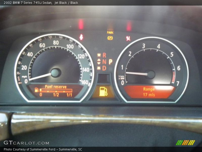  2002 7 Series 745Li Sedan 745Li Sedan Gauges