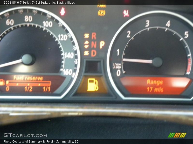 Jet Black / Black 2002 BMW 7 Series 745Li Sedan