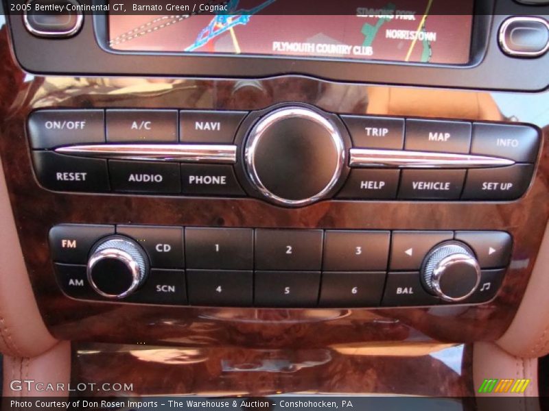 Controls of 2005 Continental GT 