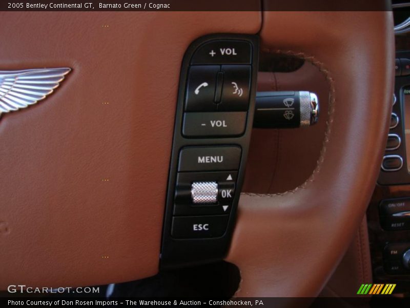 Controls of 2005 Continental GT 