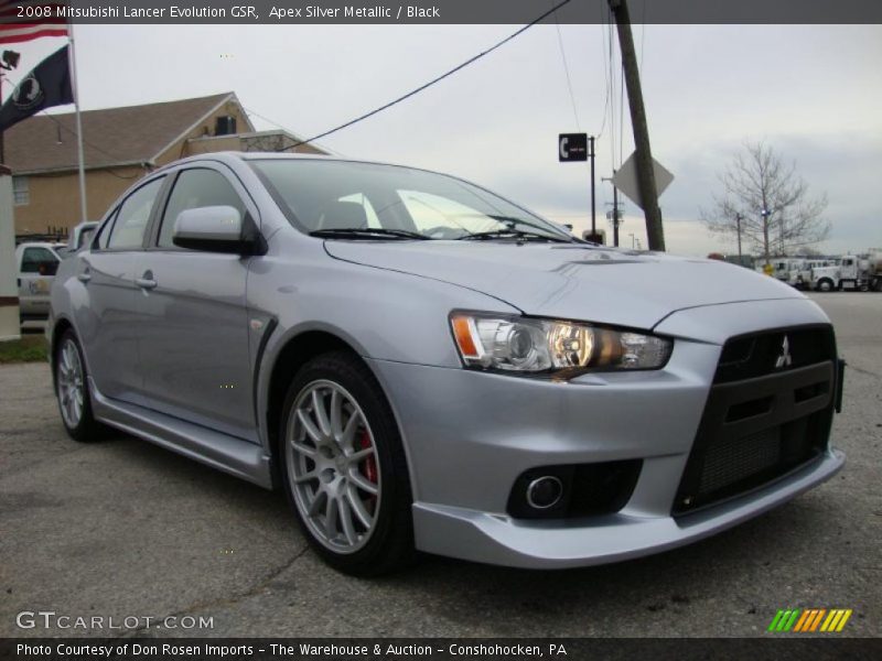  2008 Lancer Evolution GSR Apex Silver Metallic