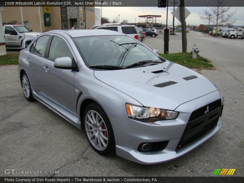  2008 Lancer Evolution GSR Apex Silver Metallic