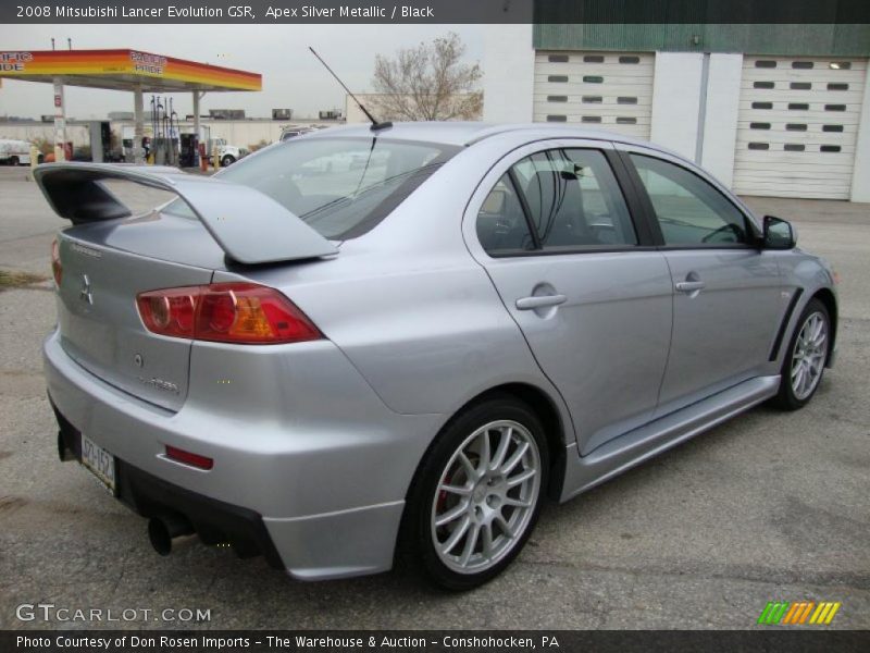  2008 Lancer Evolution GSR Apex Silver Metallic
