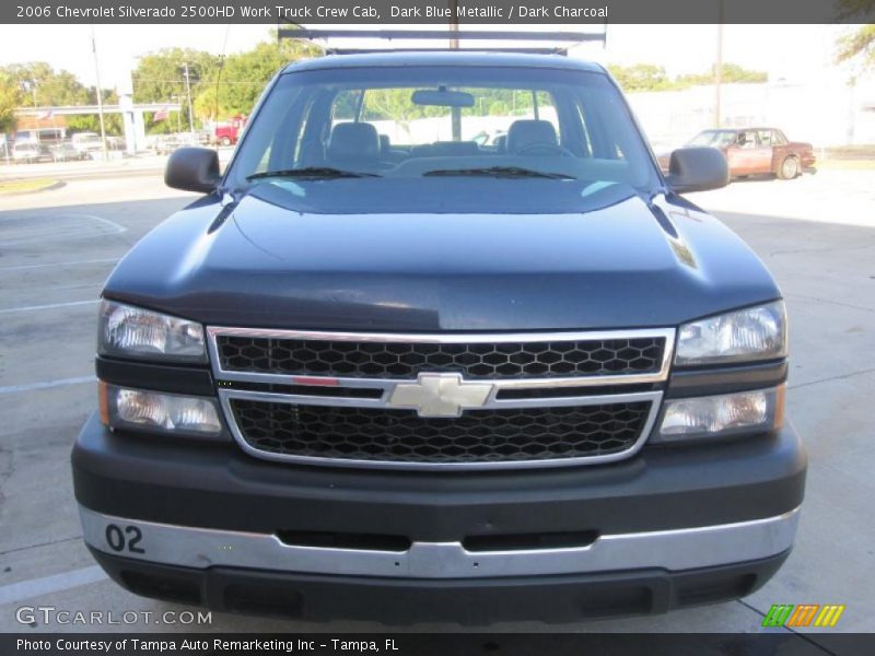 Dark Blue Metallic / Dark Charcoal 2006 Chevrolet Silverado 2500HD Work Truck Crew Cab
