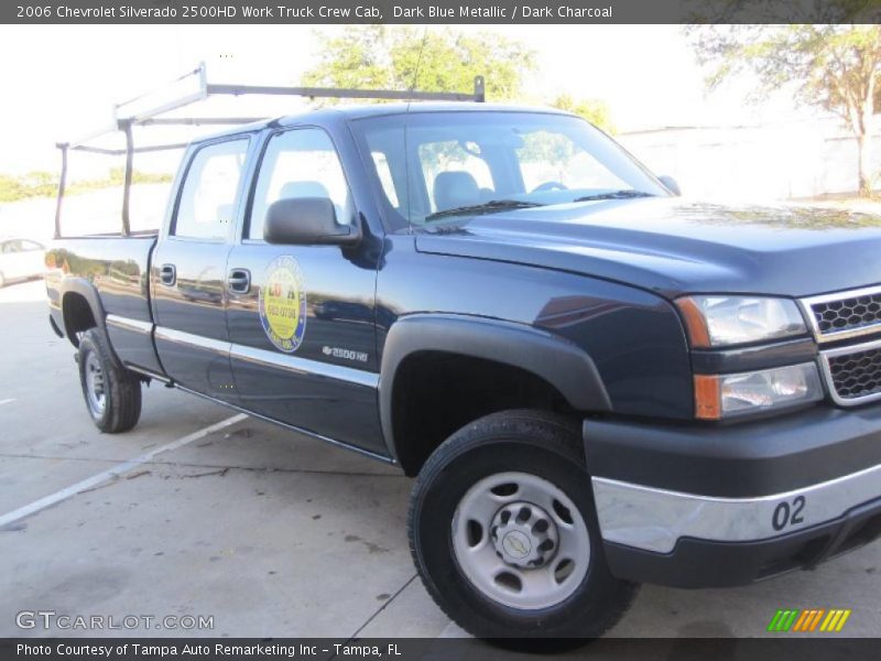 Dark Blue Metallic / Dark Charcoal 2006 Chevrolet Silverado 2500HD Work Truck Crew Cab