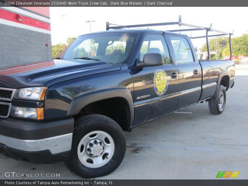 Dark Blue Metallic / Dark Charcoal 2006 Chevrolet Silverado 2500HD Work Truck Crew Cab