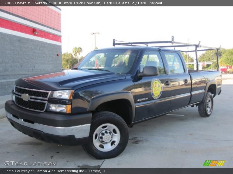 Dark Blue Metallic / Dark Charcoal 2006 Chevrolet Silverado 2500HD Work Truck Crew Cab