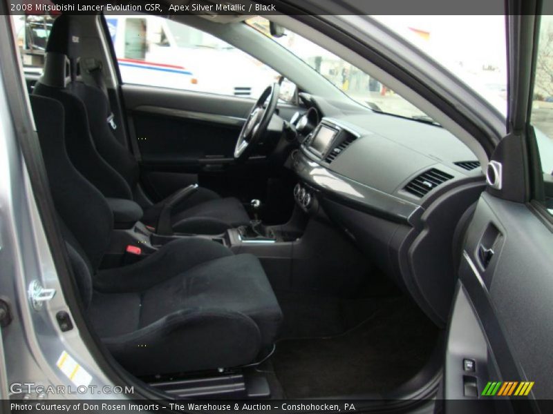  2008 Lancer Evolution GSR Black Interior