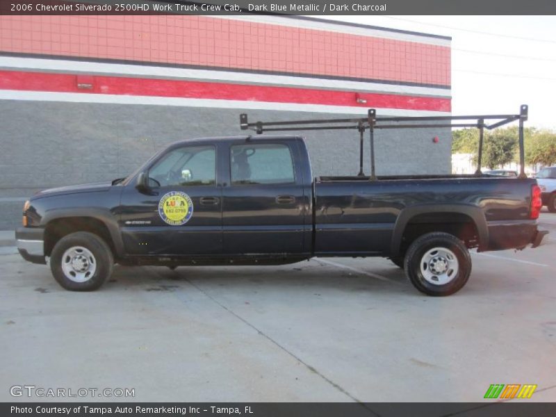 Dark Blue Metallic / Dark Charcoal 2006 Chevrolet Silverado 2500HD Work Truck Crew Cab