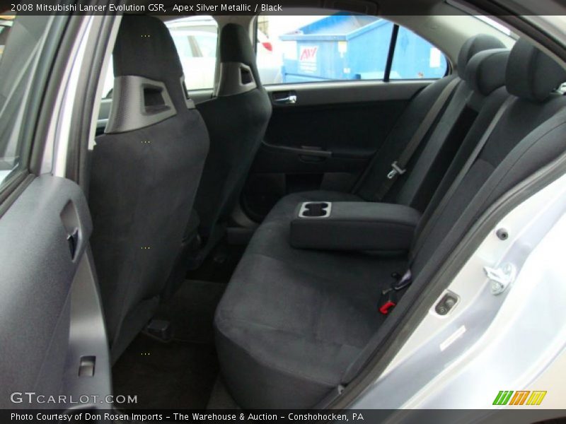  2008 Lancer Evolution GSR Black Interior