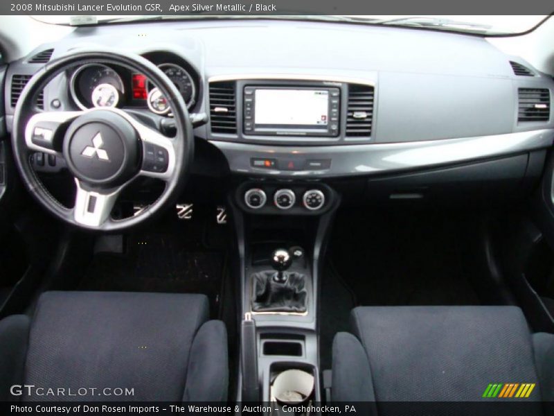 Black Interior - 2008 Lancer Evolution GSR 