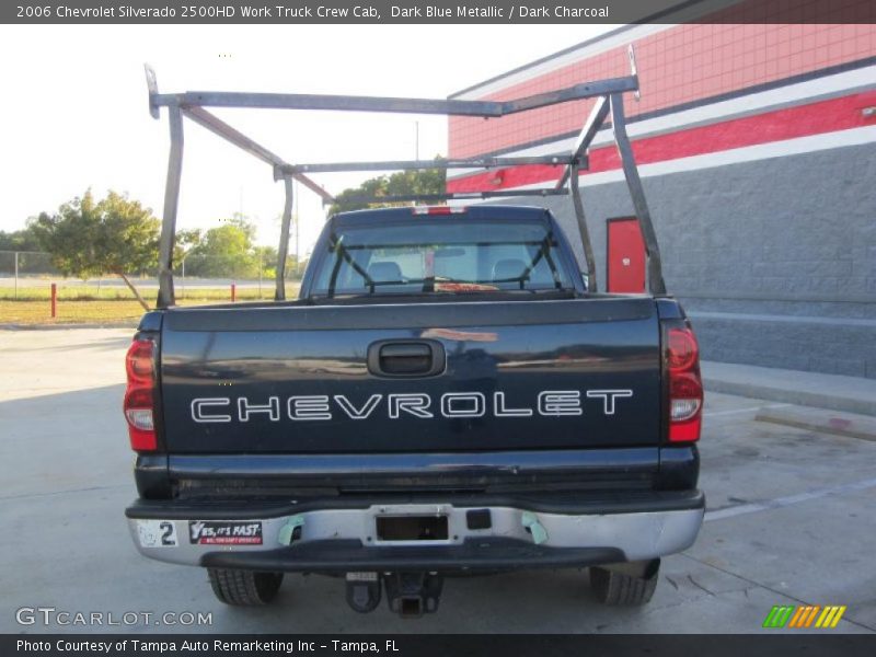 Dark Blue Metallic / Dark Charcoal 2006 Chevrolet Silverado 2500HD Work Truck Crew Cab