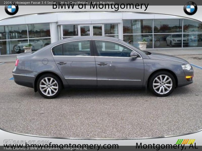 United Grey Metallic / Latte Macchiato 2006 Volkswagen Passat 3.6 Sedan