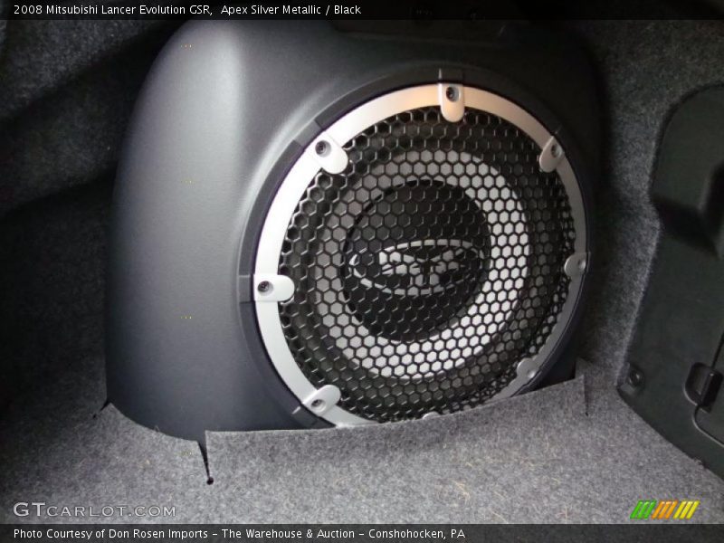 Apex Silver Metallic / Black 2008 Mitsubishi Lancer Evolution GSR