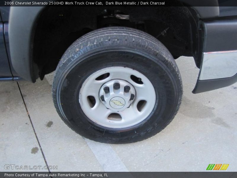 Dark Blue Metallic / Dark Charcoal 2006 Chevrolet Silverado 2500HD Work Truck Crew Cab