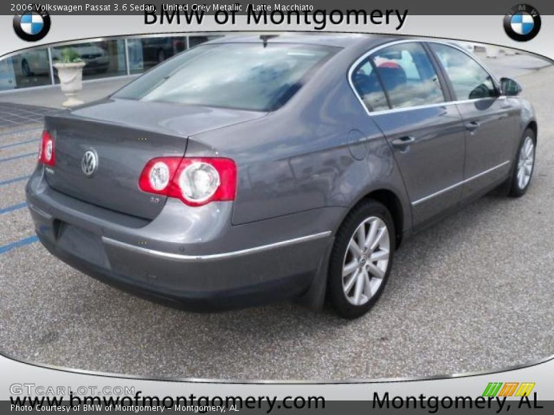 United Grey Metallic / Latte Macchiato 2006 Volkswagen Passat 3.6 Sedan