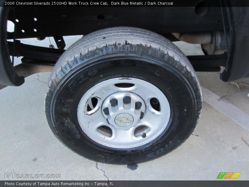 Dark Blue Metallic / Dark Charcoal 2006 Chevrolet Silverado 2500HD Work Truck Crew Cab