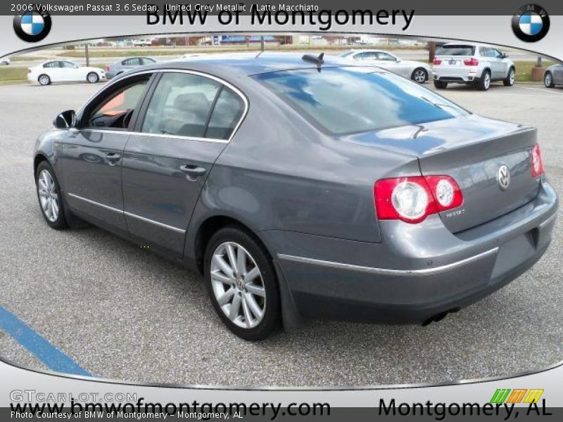 United Grey Metallic / Latte Macchiato 2006 Volkswagen Passat 3.6 Sedan