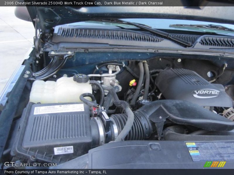 Dark Blue Metallic / Dark Charcoal 2006 Chevrolet Silverado 2500HD Work Truck Crew Cab