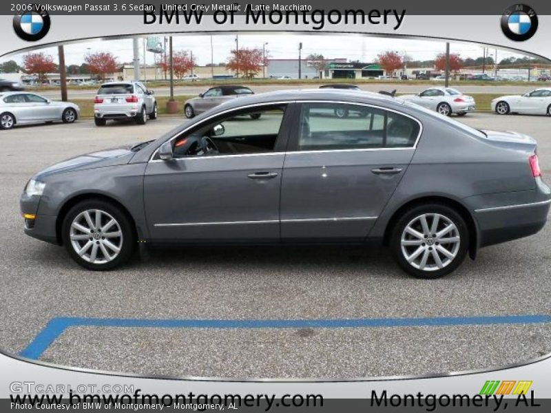 United Grey Metallic / Latte Macchiato 2006 Volkswagen Passat 3.6 Sedan