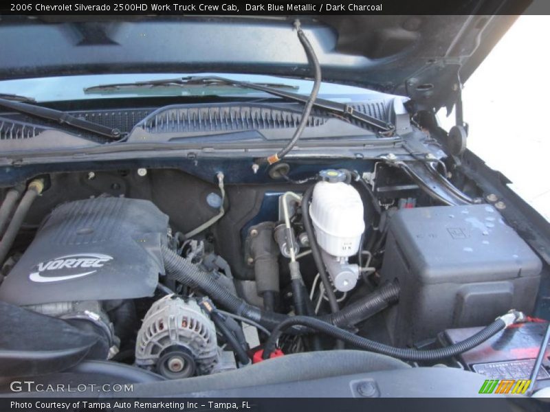 Dark Blue Metallic / Dark Charcoal 2006 Chevrolet Silverado 2500HD Work Truck Crew Cab