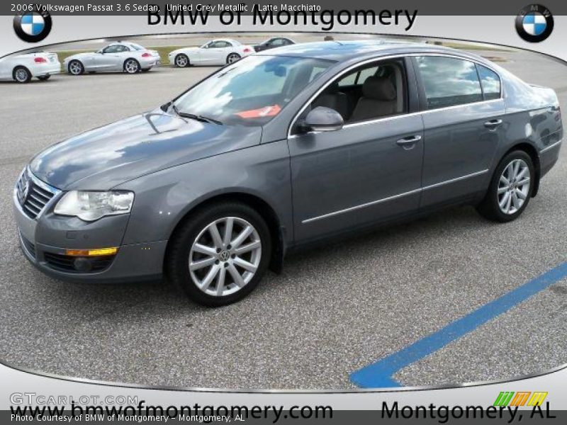 United Grey Metallic / Latte Macchiato 2006 Volkswagen Passat 3.6 Sedan
