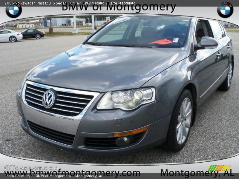 United Grey Metallic / Latte Macchiato 2006 Volkswagen Passat 3.6 Sedan