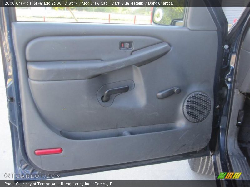 Dark Blue Metallic / Dark Charcoal 2006 Chevrolet Silverado 2500HD Work Truck Crew Cab