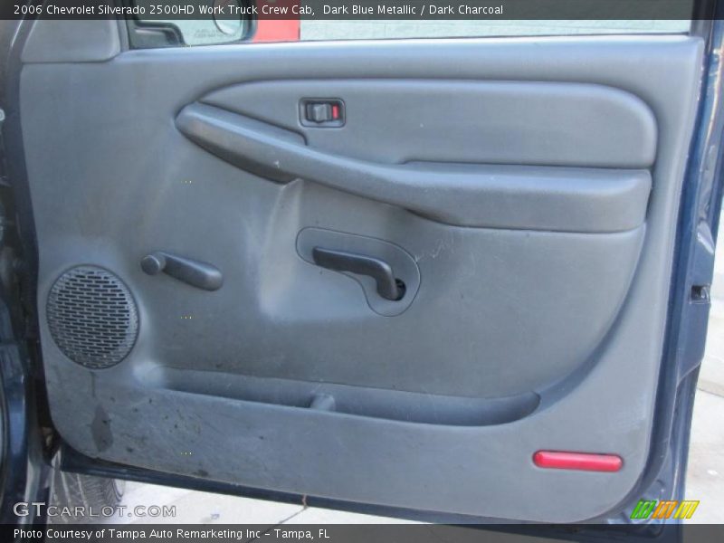 Dark Blue Metallic / Dark Charcoal 2006 Chevrolet Silverado 2500HD Work Truck Crew Cab