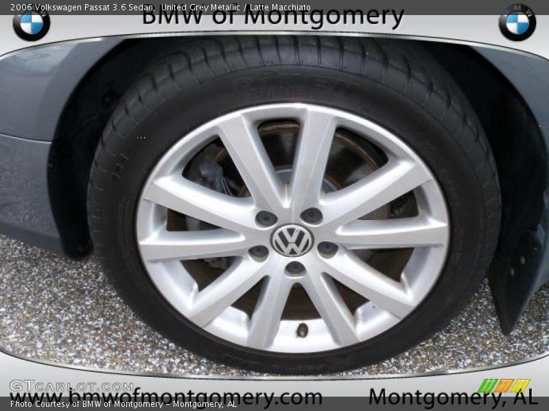 United Grey Metallic / Latte Macchiato 2006 Volkswagen Passat 3.6 Sedan
