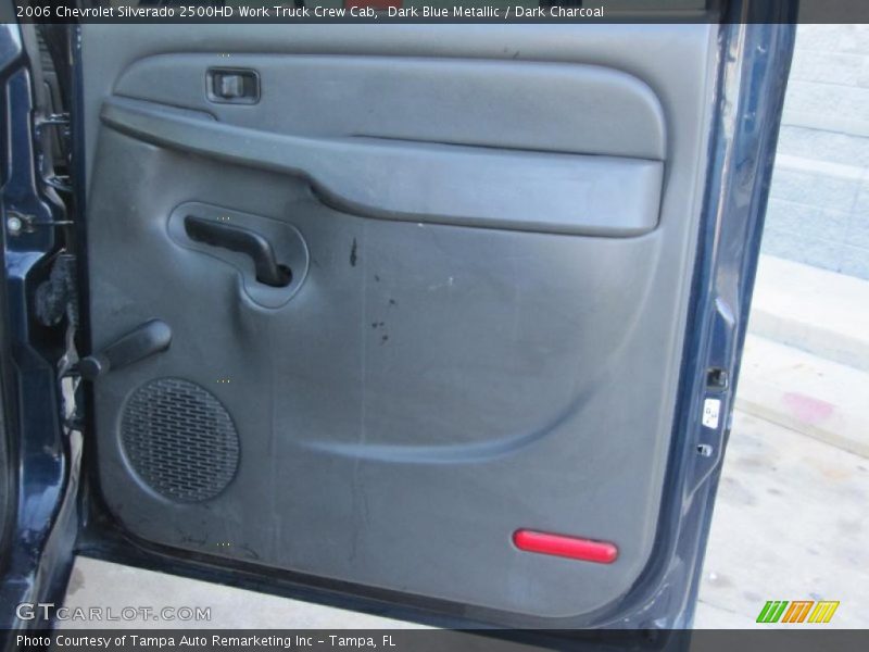 Dark Blue Metallic / Dark Charcoal 2006 Chevrolet Silverado 2500HD Work Truck Crew Cab