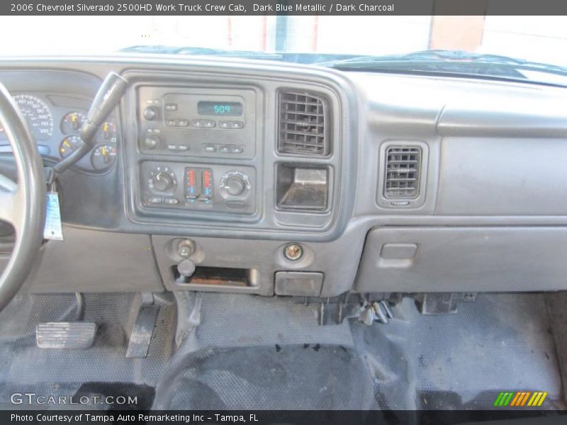 Dark Blue Metallic / Dark Charcoal 2006 Chevrolet Silverado 2500HD Work Truck Crew Cab