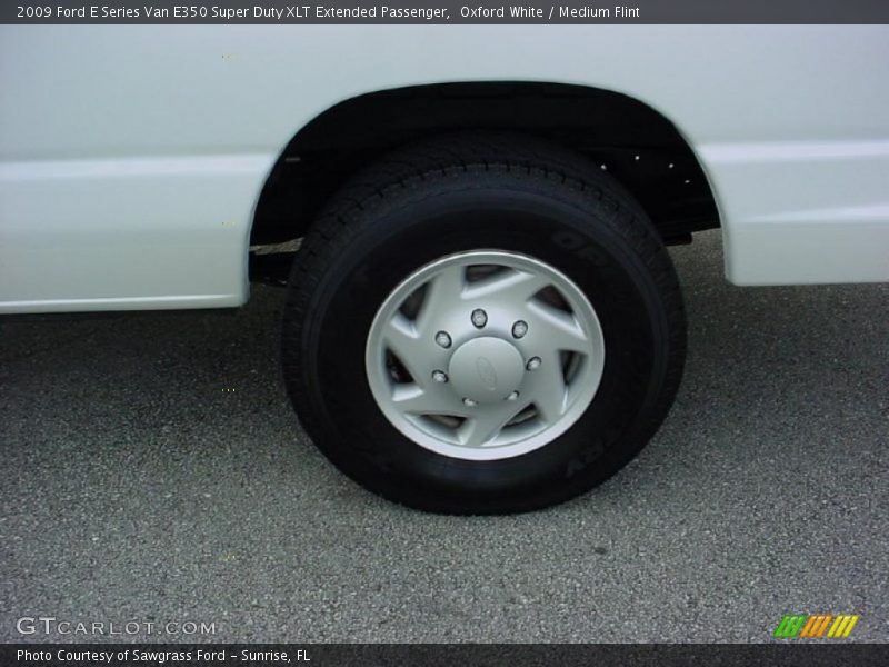Oxford White / Medium Flint 2009 Ford E Series Van E350 Super Duty XLT Extended Passenger