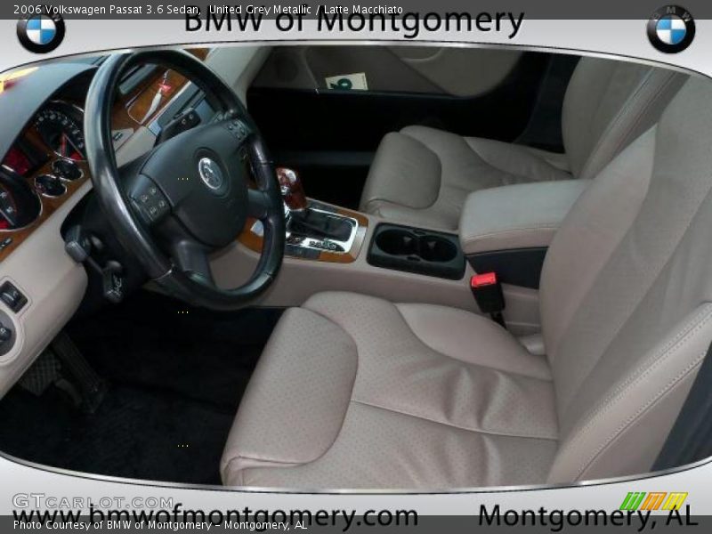 United Grey Metallic / Latte Macchiato 2006 Volkswagen Passat 3.6 Sedan