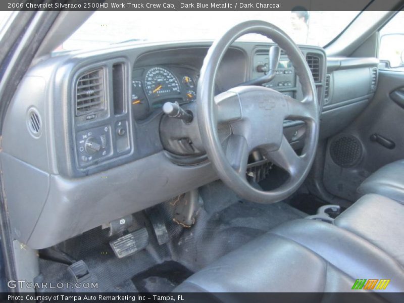 Dark Blue Metallic / Dark Charcoal 2006 Chevrolet Silverado 2500HD Work Truck Crew Cab