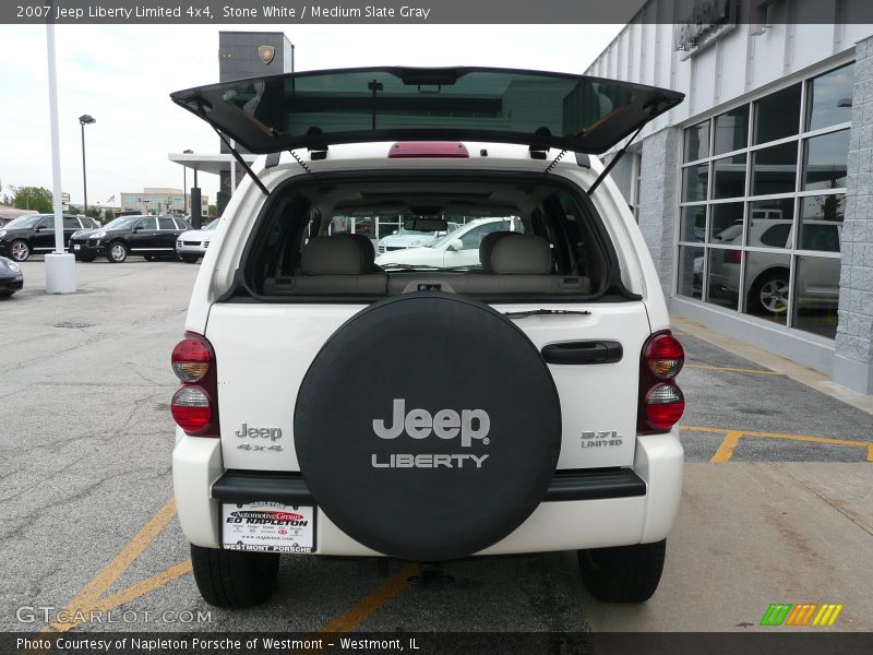 Stone White / Medium Slate Gray 2007 Jeep Liberty Limited 4x4