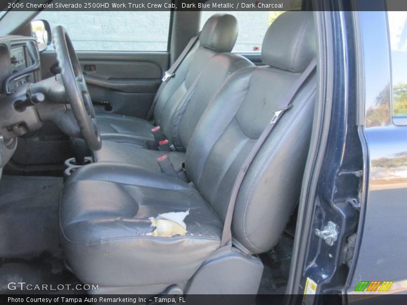 Dark Blue Metallic / Dark Charcoal 2006 Chevrolet Silverado 2500HD Work Truck Crew Cab