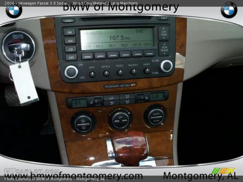 United Grey Metallic / Latte Macchiato 2006 Volkswagen Passat 3.6 Sedan