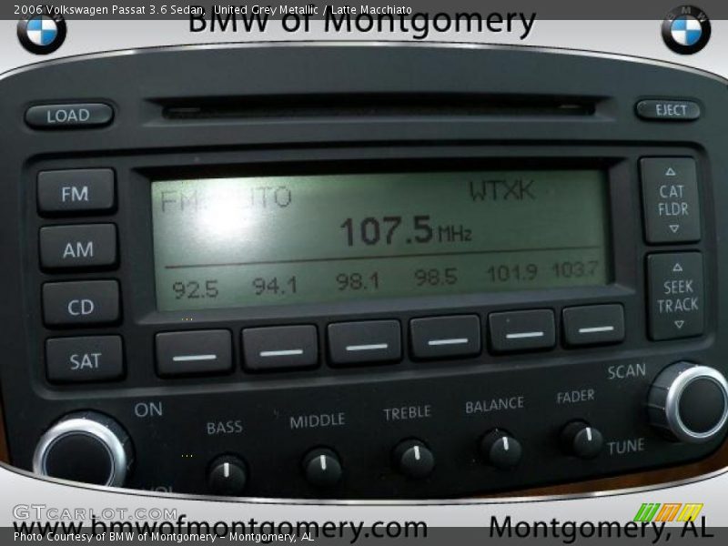 United Grey Metallic / Latte Macchiato 2006 Volkswagen Passat 3.6 Sedan