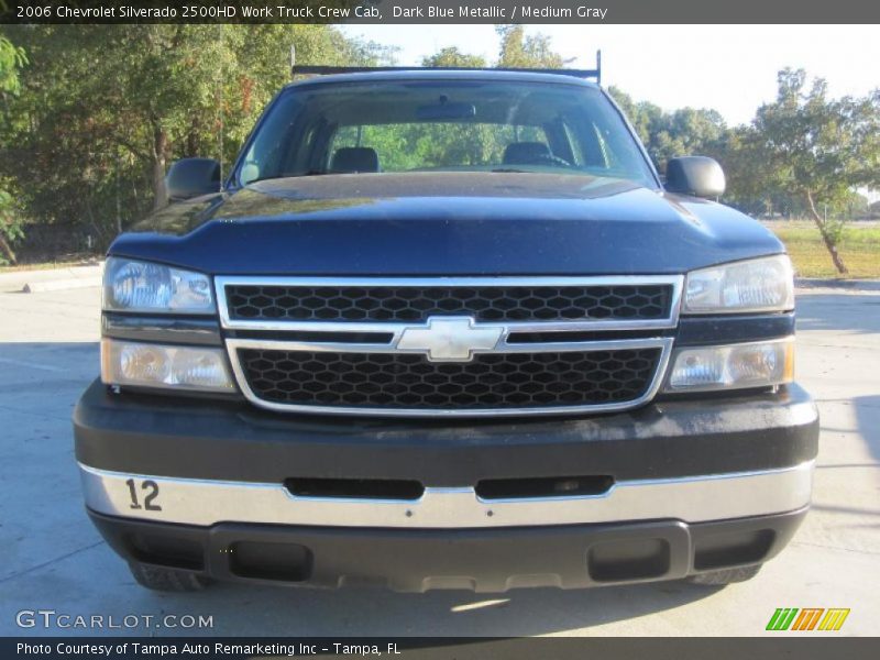 Dark Blue Metallic / Medium Gray 2006 Chevrolet Silverado 2500HD Work Truck Crew Cab