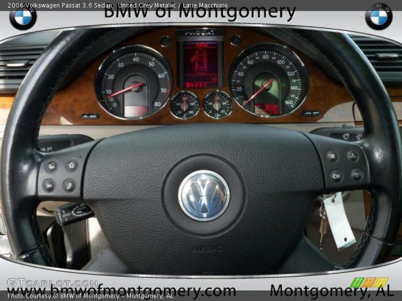 United Grey Metallic / Latte Macchiato 2006 Volkswagen Passat 3.6 Sedan