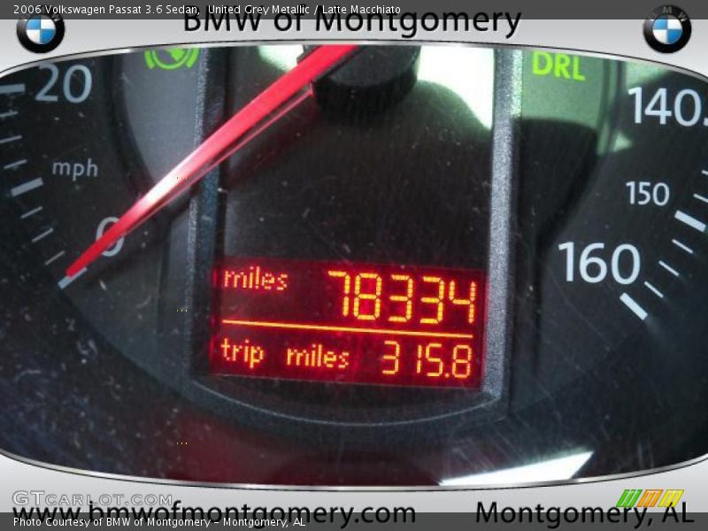 United Grey Metallic / Latte Macchiato 2006 Volkswagen Passat 3.6 Sedan