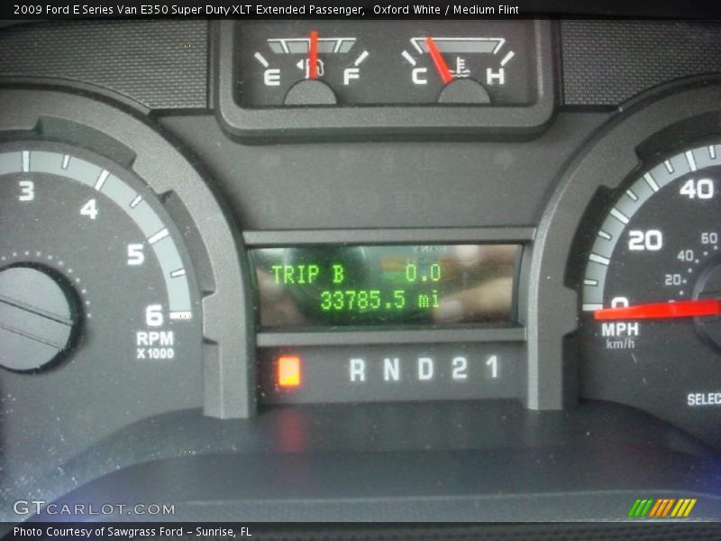 Oxford White / Medium Flint 2009 Ford E Series Van E350 Super Duty XLT Extended Passenger