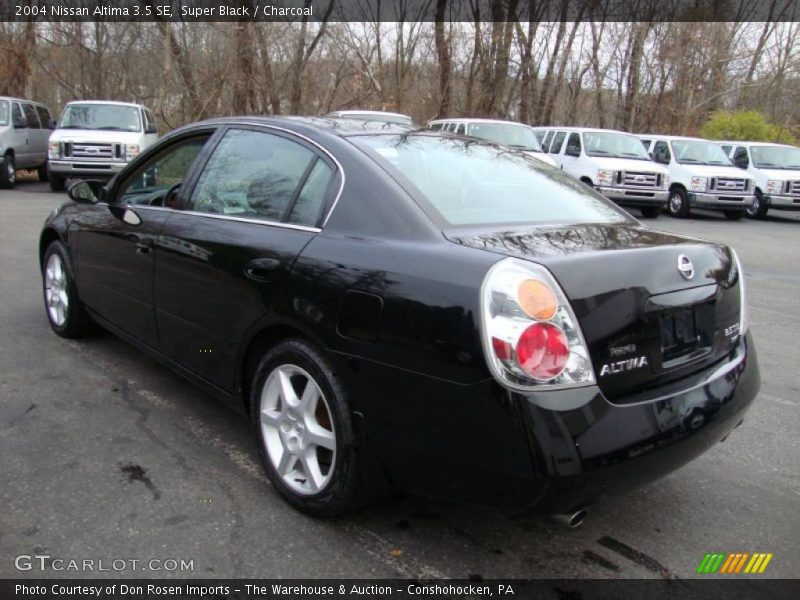 Super Black / Charcoal 2004 Nissan Altima 3.5 SE