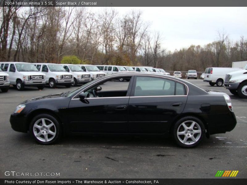 Super Black / Charcoal 2004 Nissan Altima 3.5 SE