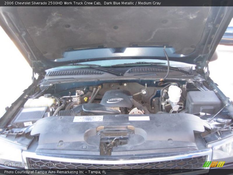 Dark Blue Metallic / Medium Gray 2006 Chevrolet Silverado 2500HD Work Truck Crew Cab