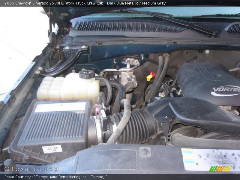 Dark Blue Metallic / Medium Gray 2006 Chevrolet Silverado 2500HD Work Truck Crew Cab