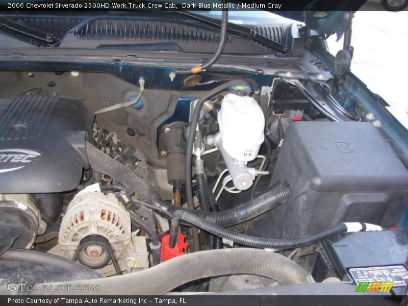 Dark Blue Metallic / Medium Gray 2006 Chevrolet Silverado 2500HD Work Truck Crew Cab
